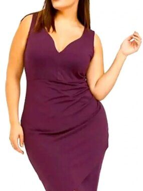 Torrid Sleeveless V-Neck Tulip Hem Dress Size 1